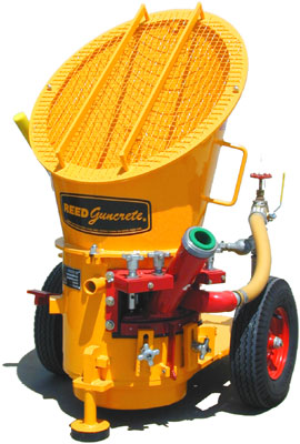 REED LOVA dry-mix gunite machine